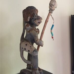 Handcrafted Wooden Tribal Figurine